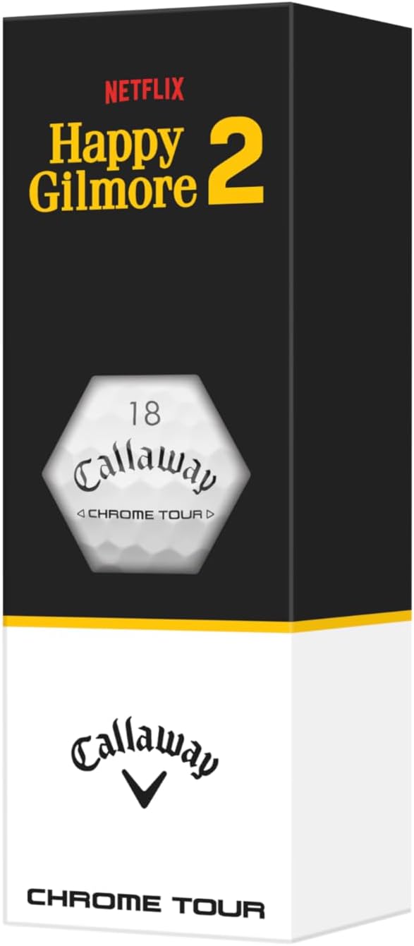 Callaway Odyssey Happy Gilmore Edition Golf Balls & Hockey Stick Putter Collection