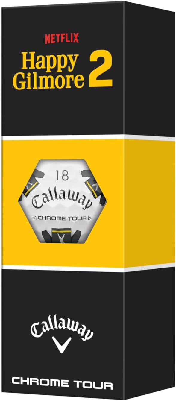 Callaway Odyssey Happy Gilmore Edition Golf Balls & Hockey Stick Putter Collection
