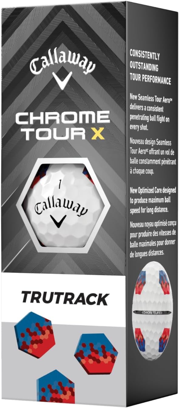 Callaway Chrome Tour X Golf Balls: Max Distance, Tour Performance, Incredible Feel & Alignment