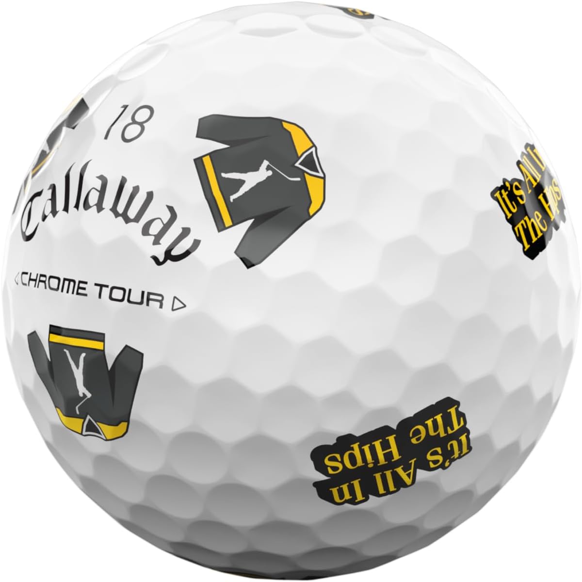 Callaway Odyssey Happy Gilmore Edition Golf Balls & Hockey Stick Putter Collection