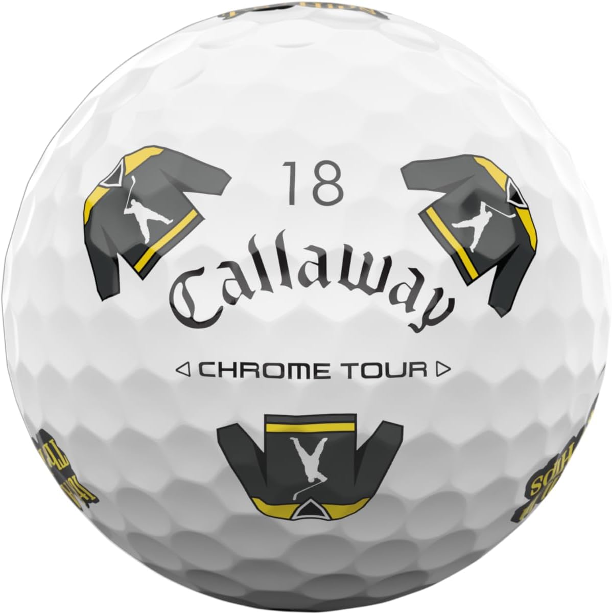Callaway Odyssey Happy Gilmore Edition Golf Balls & Hockey Stick Putter Collection