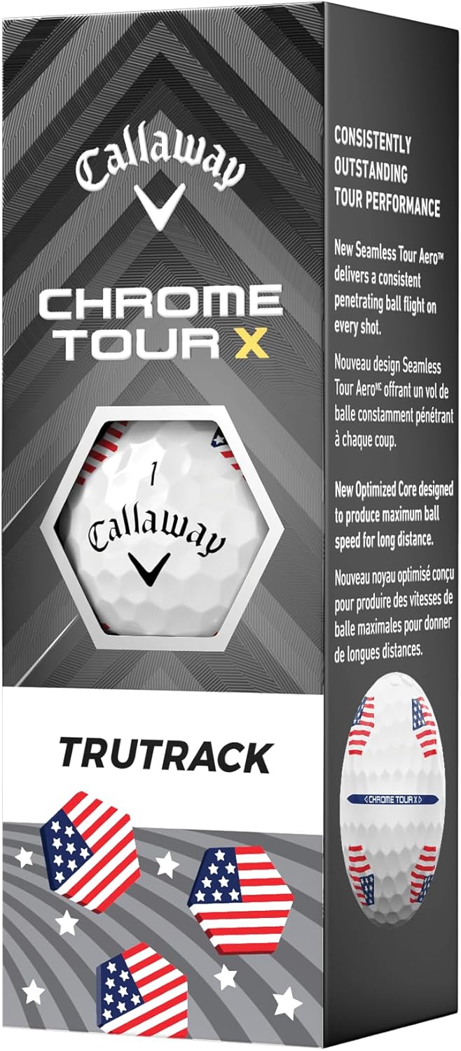 Callaway Chrome Tour X Golf Balls: Max Distance, Tour Performance, Incredible Feel & Alignment
