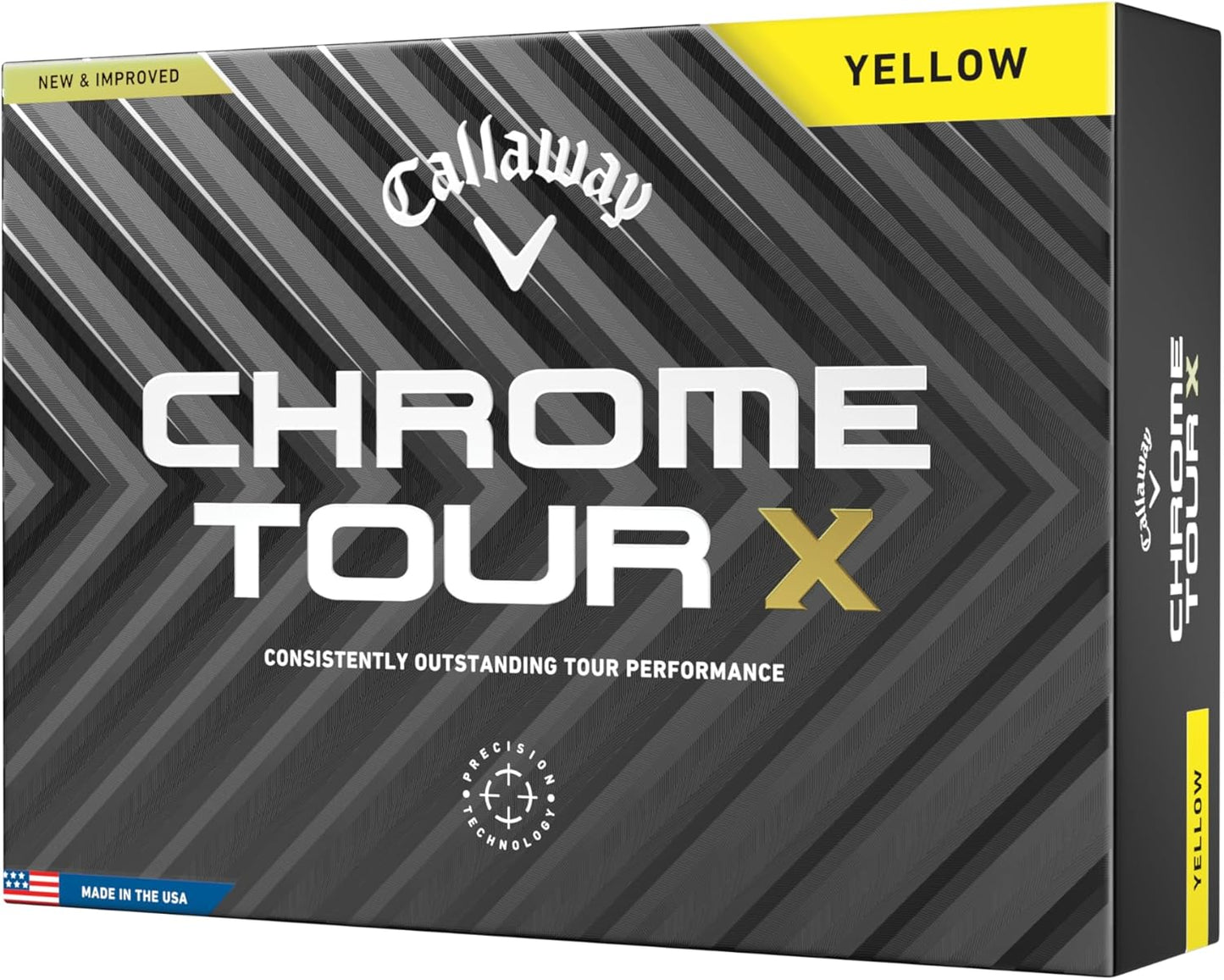 Callaway Chrome Tour X Golf Balls: Max Distance, Tour Performance, Incredible Feel & Alignment