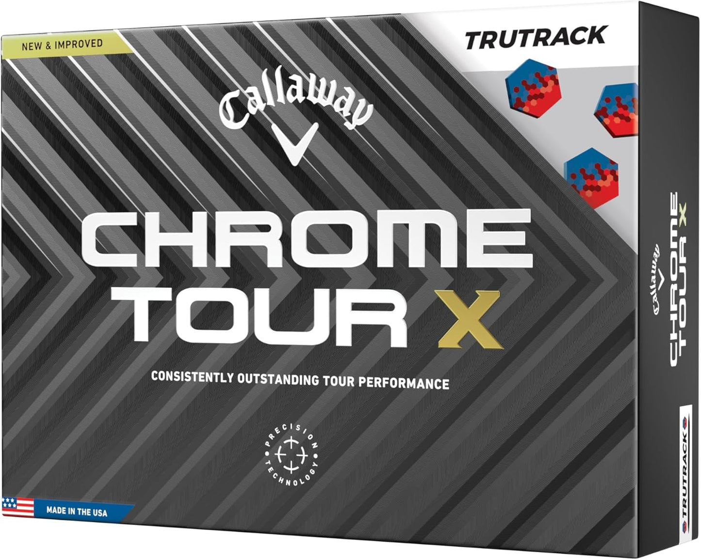 Callaway Chrome Tour X Golf Balls: Max Distance, Tour Performance, Incredible Feel & Alignment