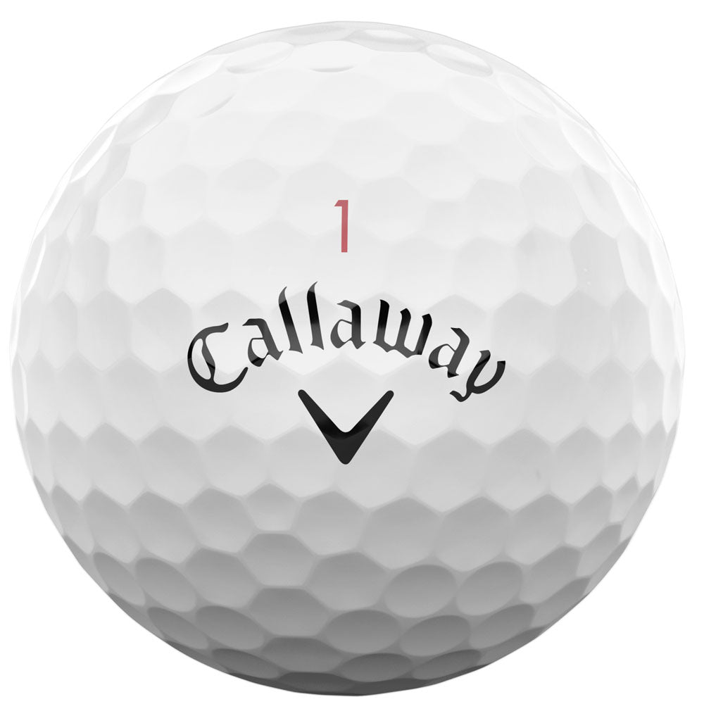Callaway Chrome Soft White Golf Balls - Tour Performance, Speed, Control, 3-Pack