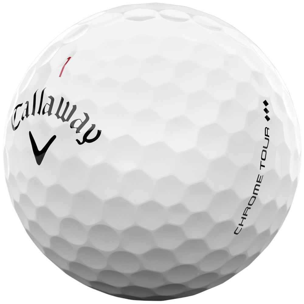 Callaway Chrome Tour TD Golf Balls: Ultimate Speed, Tour Control, White 3-Sleeve