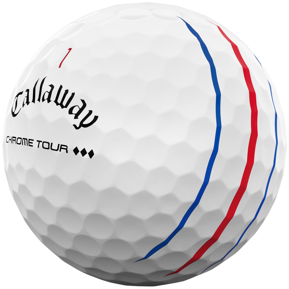 Callaway Chrome Tour TD Golf Balls: Triple Track, Speed, Control, White