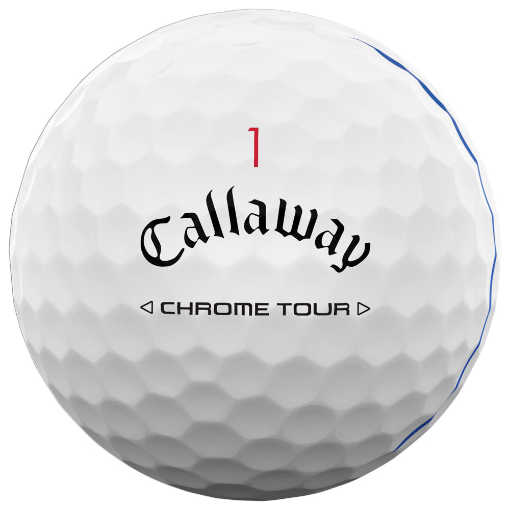 Callaway Chrome Tour Triple Track Golf Balls: Enhanced Distance, Feel, and Alignment