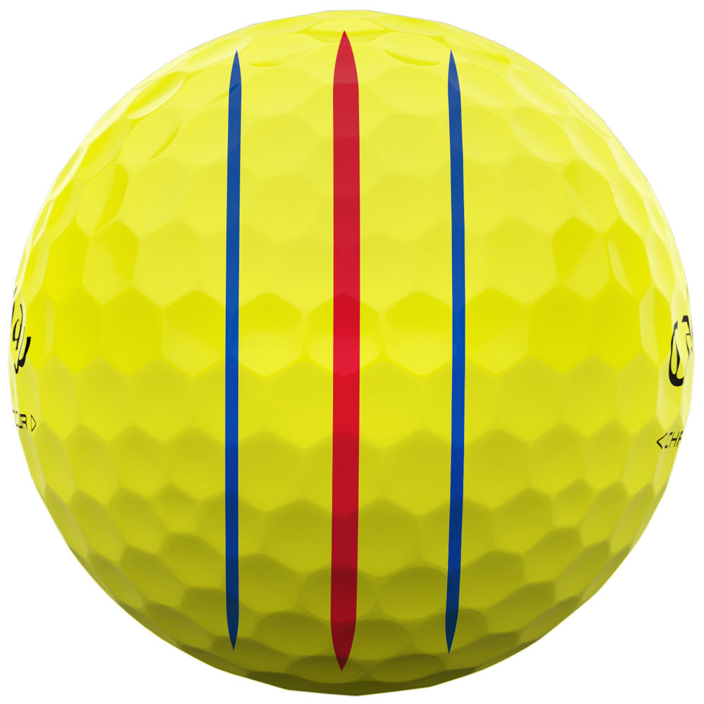 Callaway Chrome Tour Triple Track Yellow Golf Balls: Superior Distance, Feel, Alignment