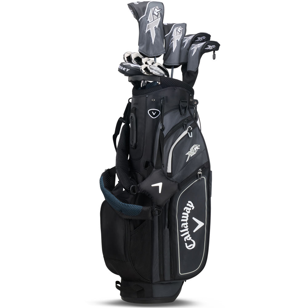 XR 13-Piece Stand Bag Package Set - Black/Silver - Graphite