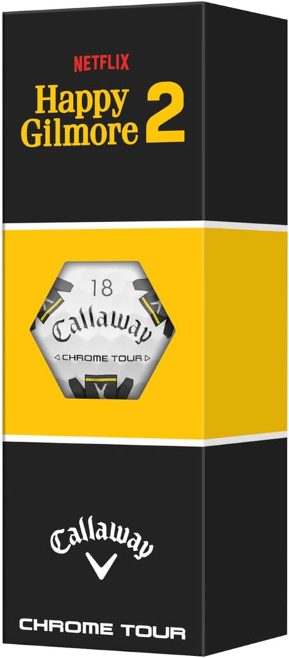 Callaway Odyssey Happy Gilmore Edition Golf Balls & Hockey Stick Putter Collection