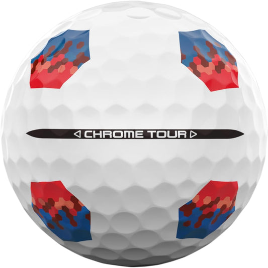 Callaway Chrome Tour Golf Balls: Hyper Fast Core, Triple Track Alignment, Tour Performance