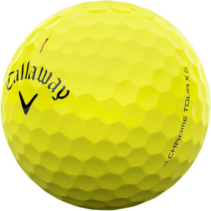 Callaway Chrome Tour X Golf Balls: Max Distance, Tour Performance, Incredible Feel & Alignment