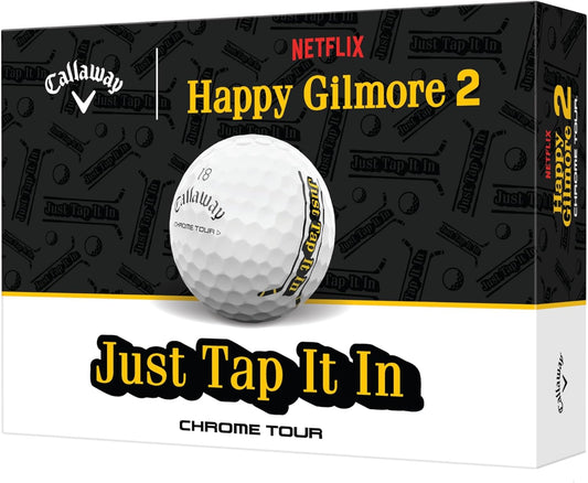 Callaway Odyssey Happy Gilmore Edition Golf Balls & Hockey Stick Putter Collection