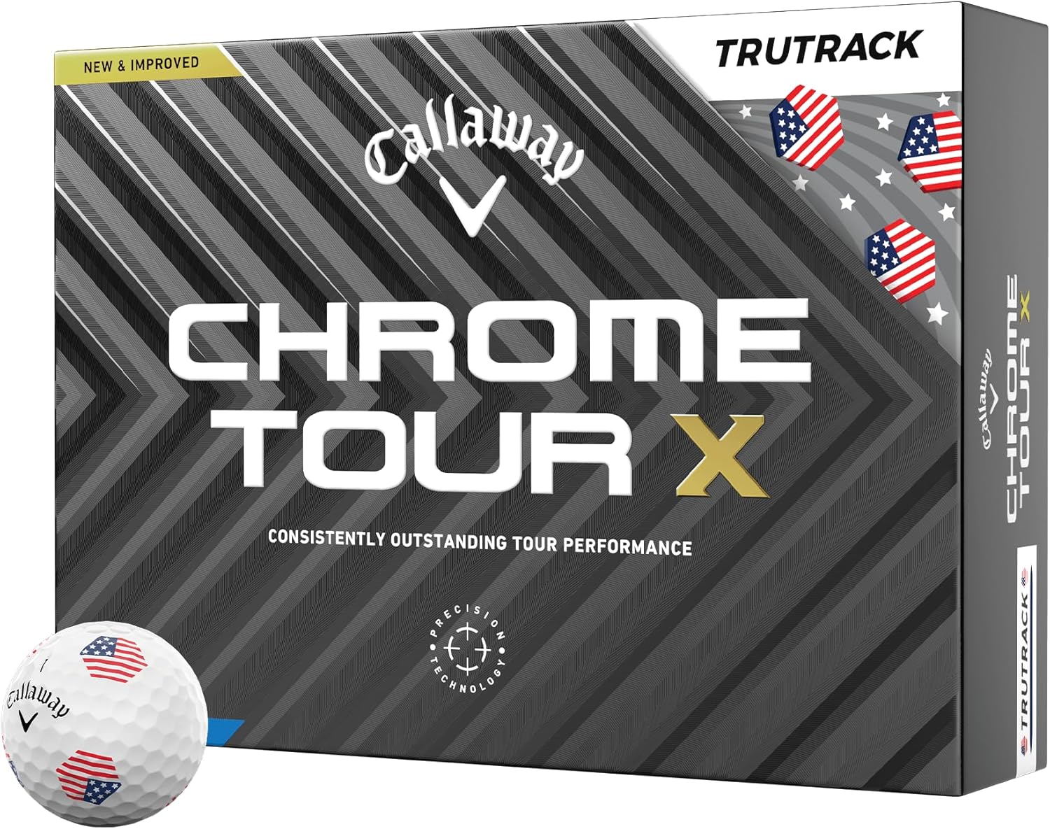 Callaway Chrome Tour X Golf Balls: Max Distance, Tour Performance, Incredible Feel & Alignment