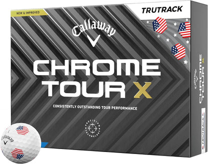 Callaway Chrome Tour X Golf Balls: Max Distance, Tour Performance, Incredible Feel & Alignment