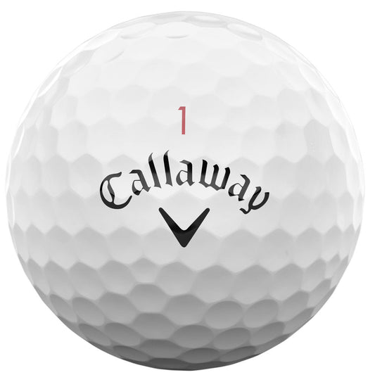 Callaway Chrome Soft White Golf Balls - Tour Performance, Speed, Control, 3-Pack