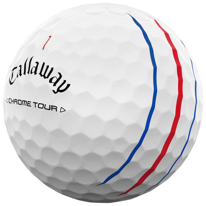 Callaway Chrome Tour Triple Track Golf Balls: Enhanced Distance, Feel, and Alignment