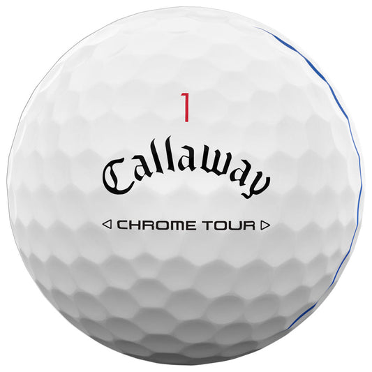 Callaway Chrome Tour Triple Track Golf Balls: Enhanced Distance, Feel, and Alignment