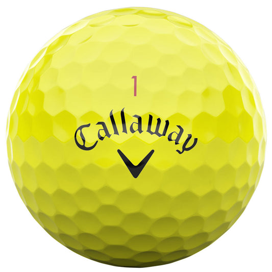 Callaway Chrome Tour X Yellow Golf Balls: Fast Core, Tour Urethane Cover, Incredible Control