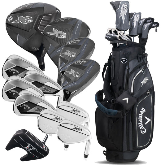 XR 13-Piece Stand Bag Package Set - Black/Silver - Graphite