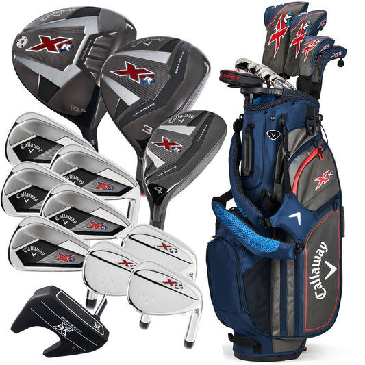 XR 13-Piece Stand Bag Package Set - Navy/Silver -  Graphite